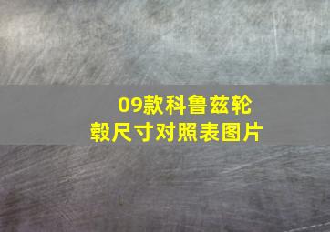 09款科鲁兹轮毂尺寸对照表图片