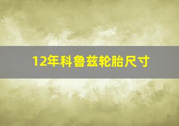 12年科鲁兹轮胎尺寸