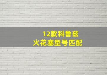 12款科鲁兹火花塞型号匹配