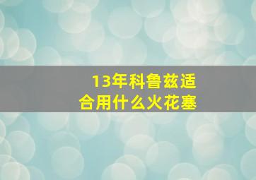 13年科鲁兹适合用什么火花塞