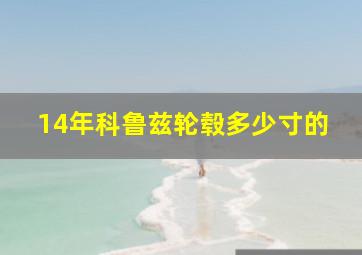 14年科鲁兹轮毂多少寸的