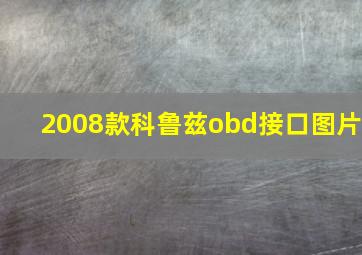 2008款科鲁兹obd接口图片