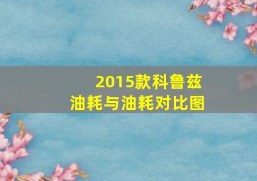 2015款科鲁兹油耗与油耗对比图