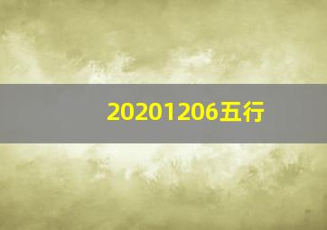 20201206五行