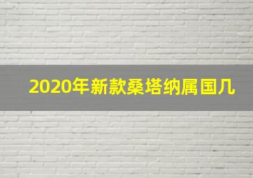 2020年新款桑塔纳属国几