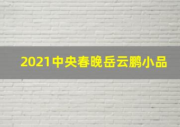 2021中央春晚岳云鹏小品