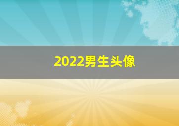 2022男生头像