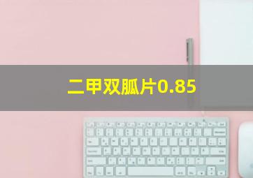 二甲双胍片0.85