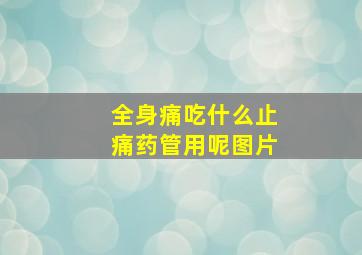 全身痛吃什么止痛药管用呢图片