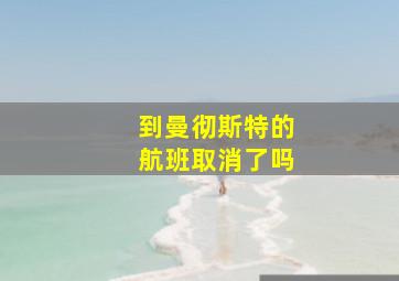 到曼彻斯特的航班取消了吗