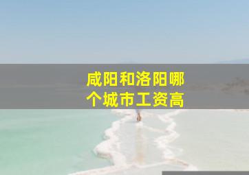 咸阳和洛阳哪个城市工资高