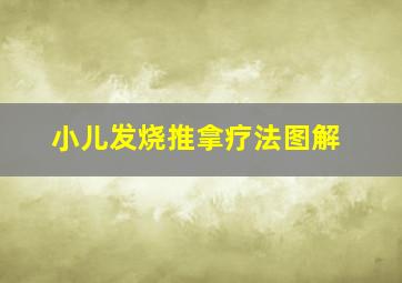 小儿发烧推拿疗法图解