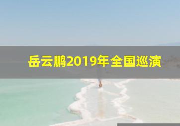 岳云鹏2019年全国巡演