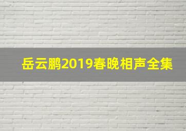 岳云鹏2019春晚相声全集