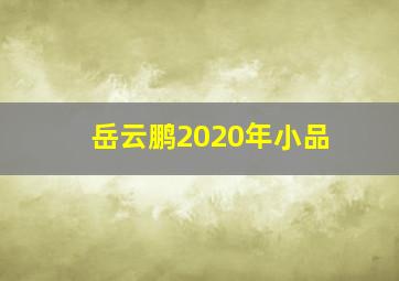 岳云鹏2020年小品