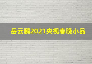 岳云鹏2021央视春晚小品