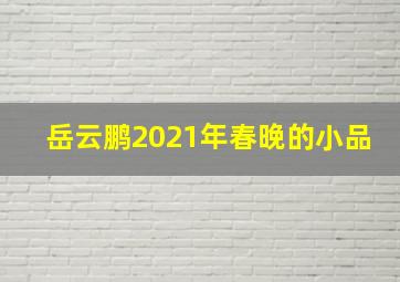 岳云鹏2021年春晚的小品