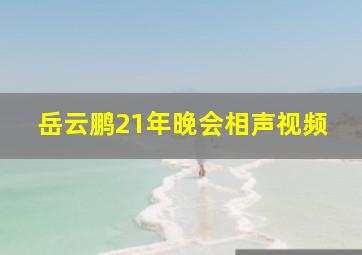 岳云鹏21年晚会相声视频