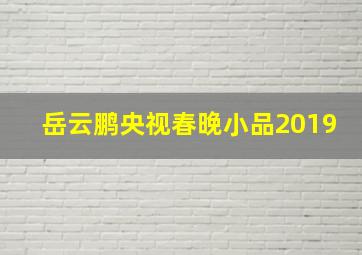 岳云鹏央视春晚小品2019