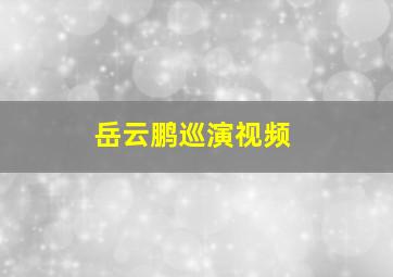 岳云鹏巡演视频