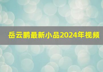 岳云鹏最新小品2024年视频