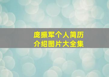 庞振军个人简历介绍图片大全集