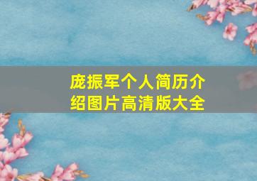 庞振军个人简历介绍图片高清版大全