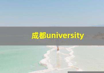 成都university