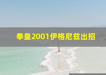 拳皇2001伊格尼兹出招