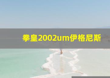 拳皇2002um伊格尼斯