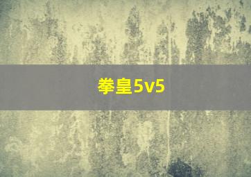 拳皇5v5