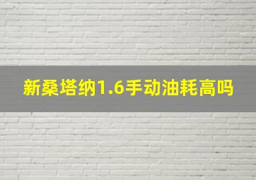 新桑塔纳1.6手动油耗高吗