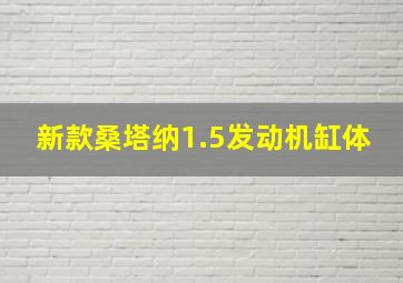 新款桑塔纳1.5发动机缸体