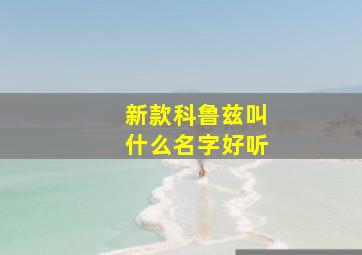 新款科鲁兹叫什么名字好听