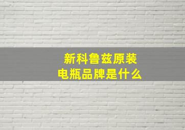 新科鲁兹原装电瓶品牌是什么