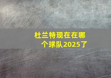 杜兰特现在在哪个球队2025了