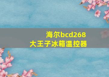 海尔bcd268大王子冰箱温控器