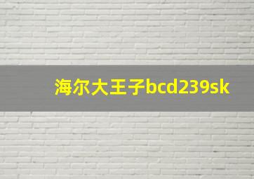 海尔大王子bcd239sk