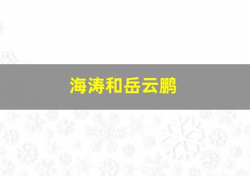 海涛和岳云鹏