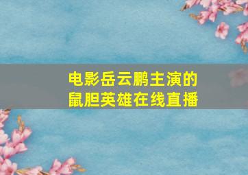 电影岳云鹏主演的鼠胆英雄在线直播