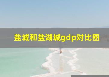 盐城和盐湖城gdp对比图