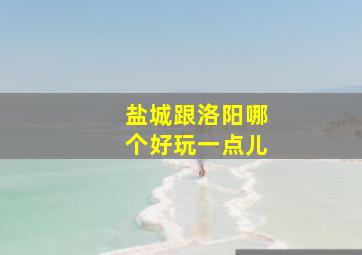 盐城跟洛阳哪个好玩一点儿