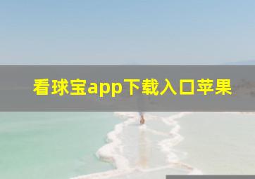 看球宝app下载入口苹果