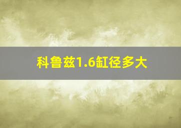 科鲁兹1.6缸径多大