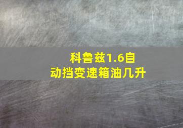 科鲁兹1.6自动挡变速箱油几升