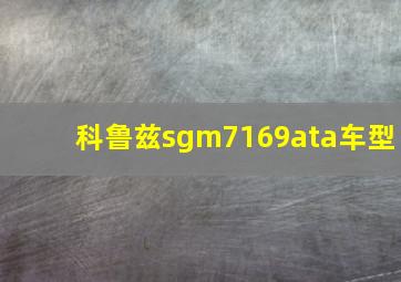 科鲁兹sgm7169ata车型