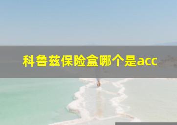 科鲁兹保险盒哪个是acc