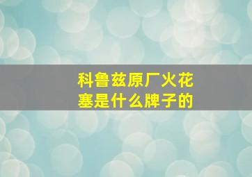 科鲁兹原厂火花塞是什么牌子的