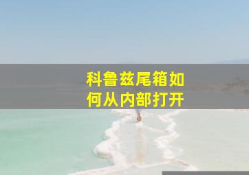 科鲁兹尾箱如何从内部打开