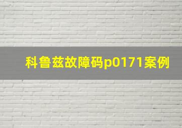 科鲁兹故障码p0171案例